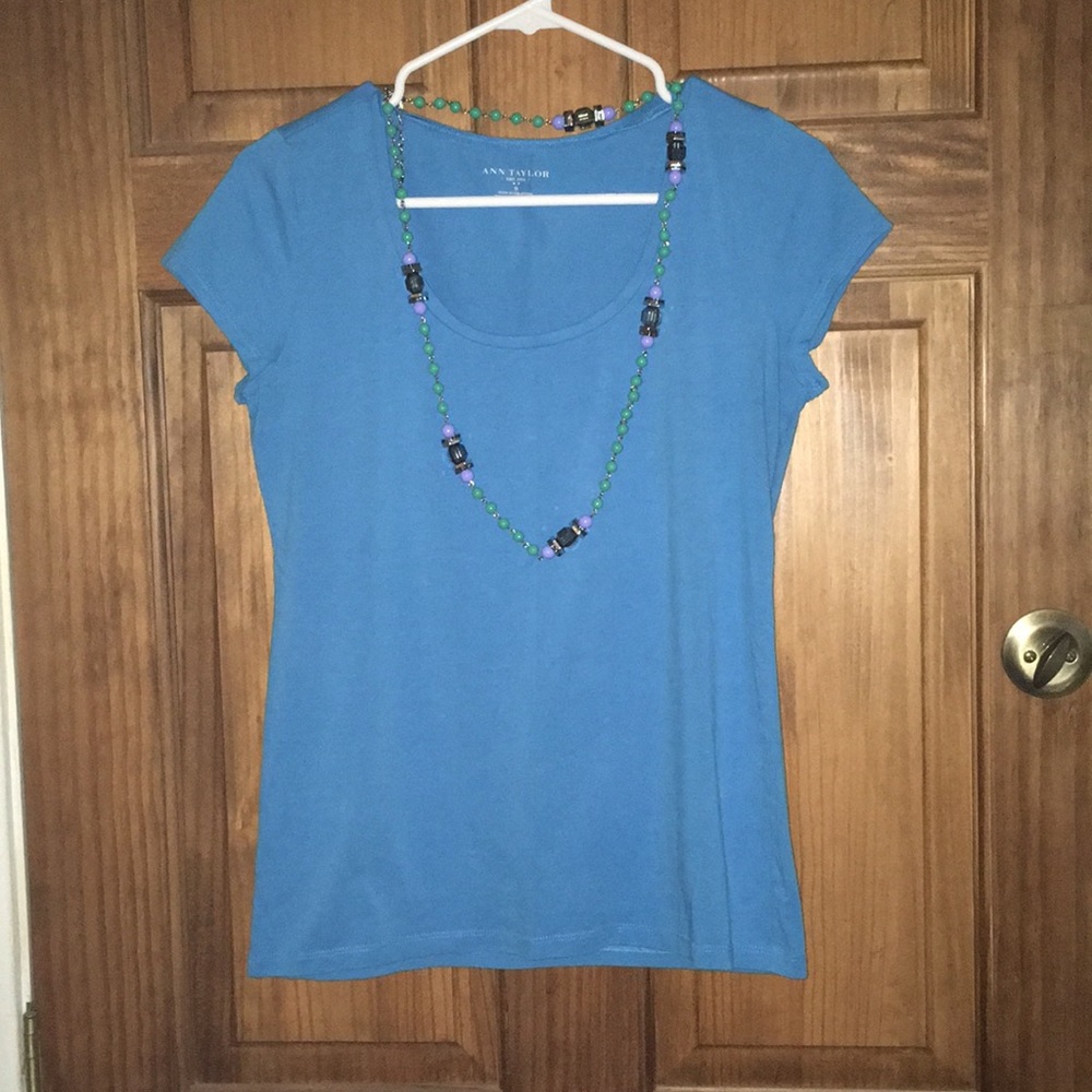 Blue Ann Taylor top